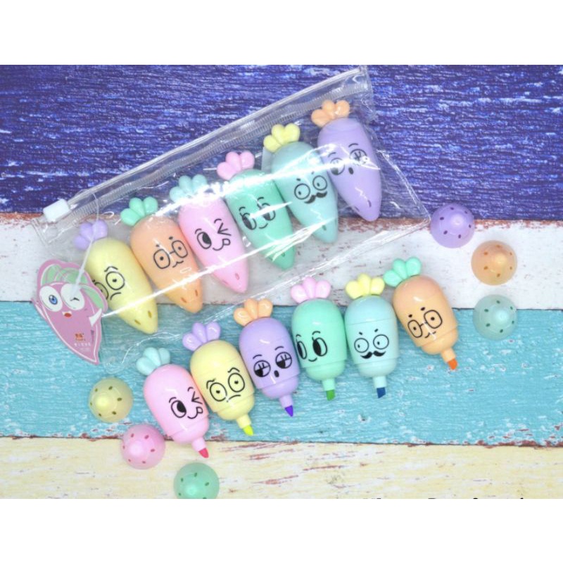 (6pc) STABILO LUCU/HIGHLIGHTER/STABILO PASTEL-WORTEL