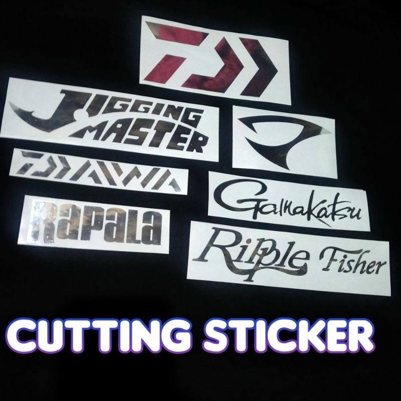 Stiker Brand Pancing Rapala Chrome Series