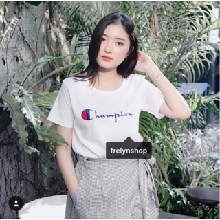 BAJU KAOS  TSHIRT CHAMPION  TUMBLR TEE HITAM MAROON BIRU 