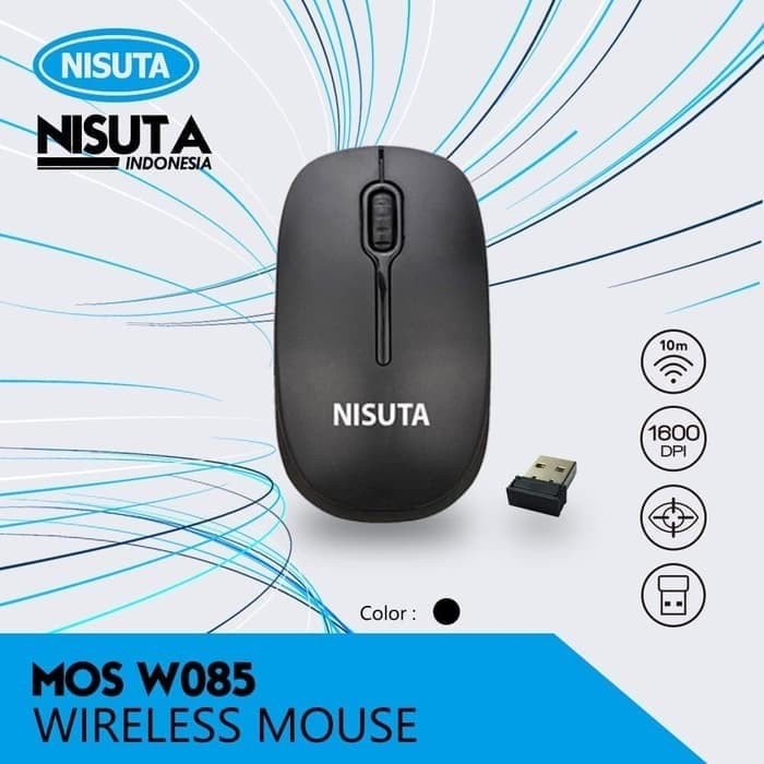 Mouse Wireless NISUTA MOS-W085 MIKUSO MOS-W085 Wireless Mouse ORIGINAL