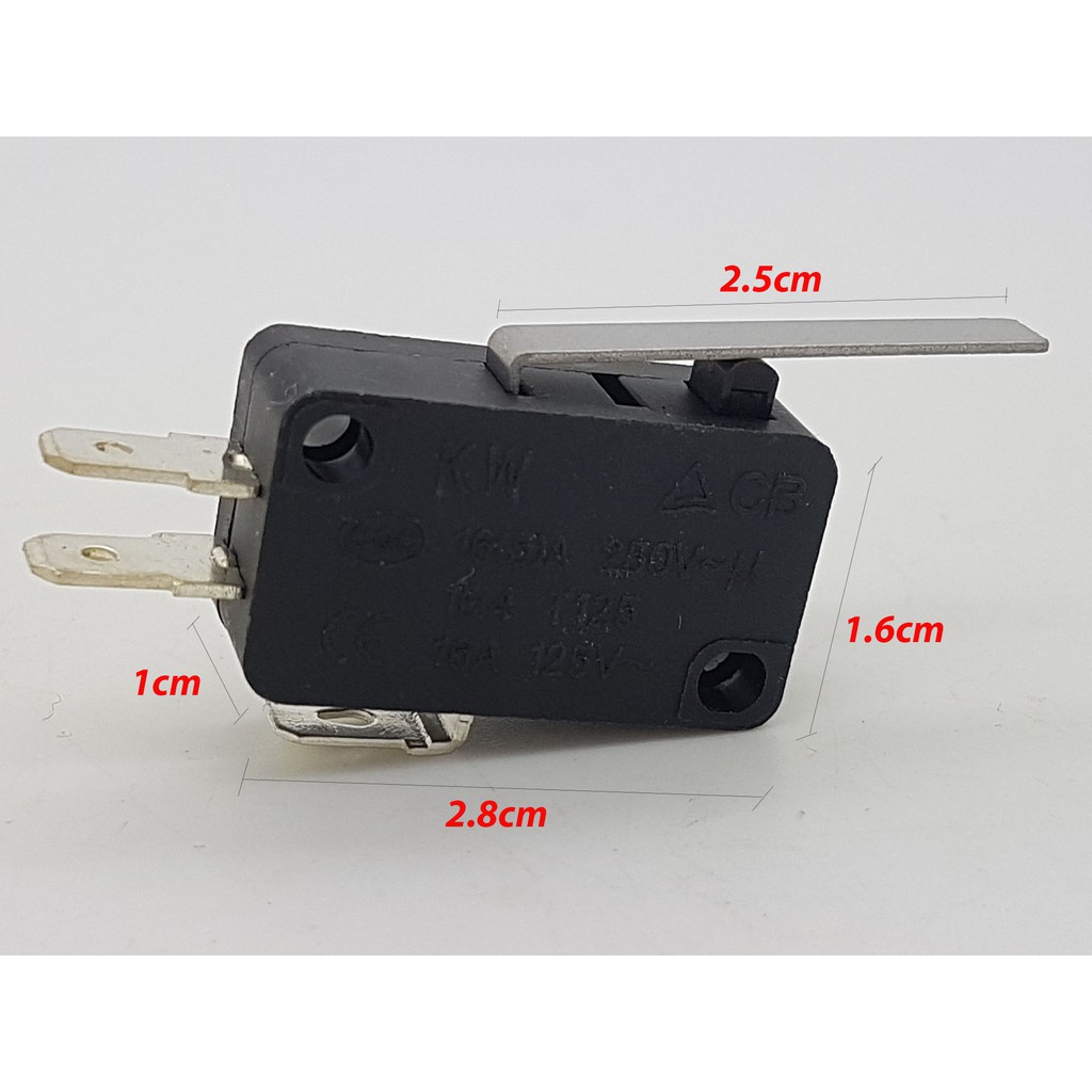 Microswitch Medium Gagang Pendek 25mm ( SKU MC-02 )