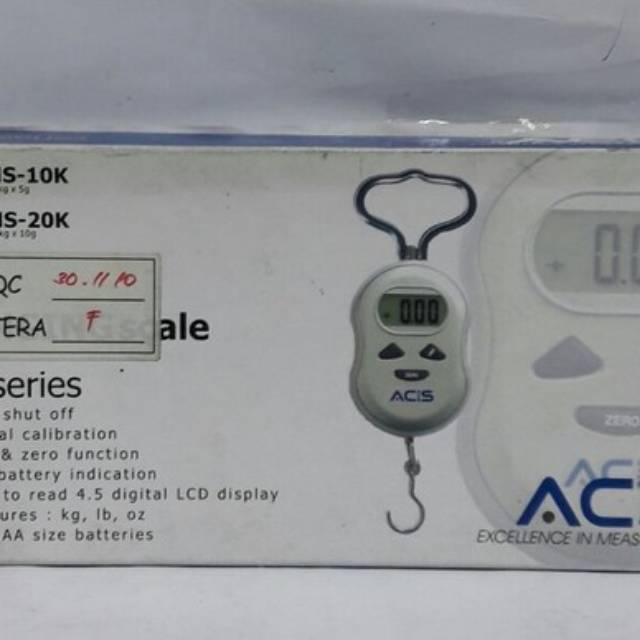 ACIS HS -10K TIMBANGAN DIGITAL ACIS 10 KG