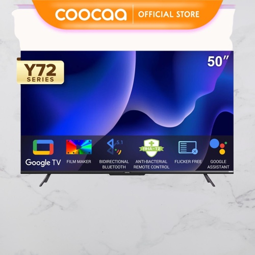 COOCAA 50 Inch  Smart LED TV - (COOCAA 50Y72) - GOOGLE TV