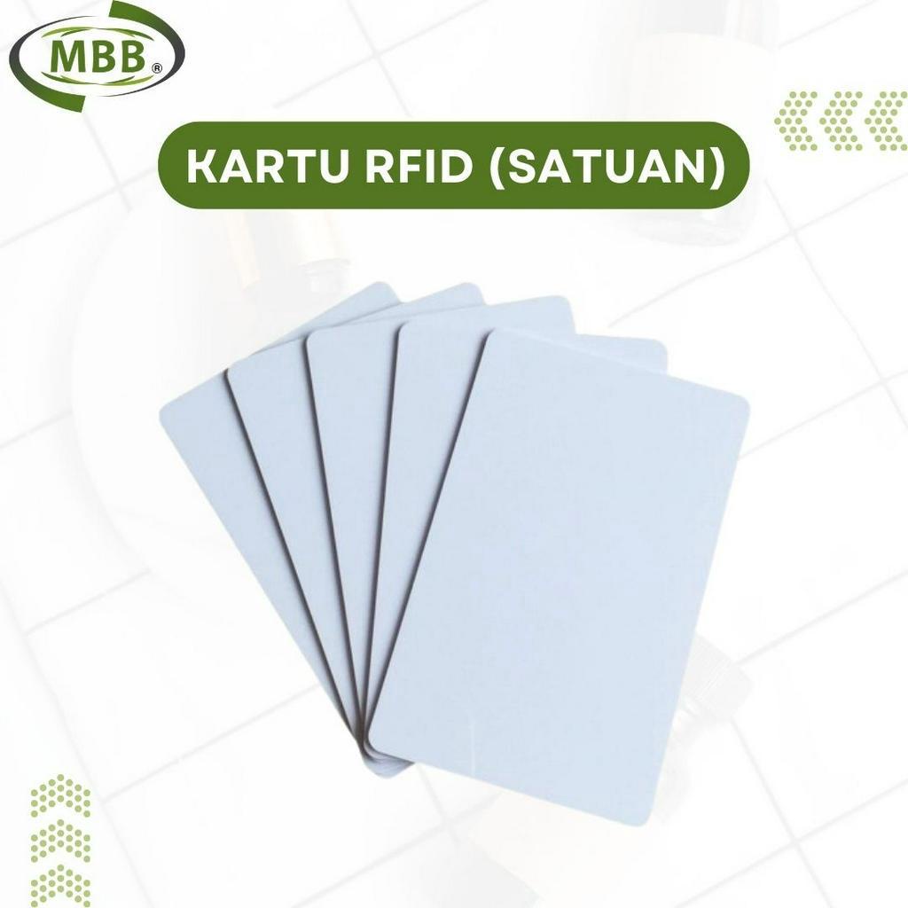 

Kartu Reader RFID MIFARE 125 kHz / 13.56MHz ID CARD NAME TAG Satuan