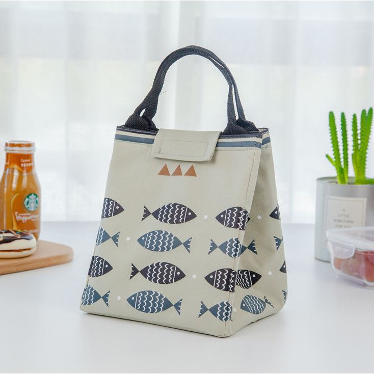 TSC - Tb104 Tas Bekal Motif Ikan Motif Fish Lunch Bag Anak