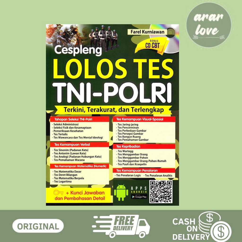 BUKU CESPLENG LOLOS TES TNI-POLRI