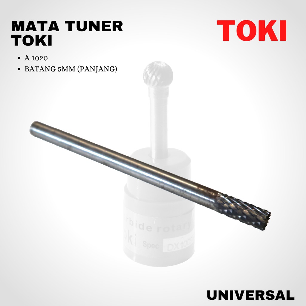 Mata Cuner Toki A1020 batang 5mm panjang