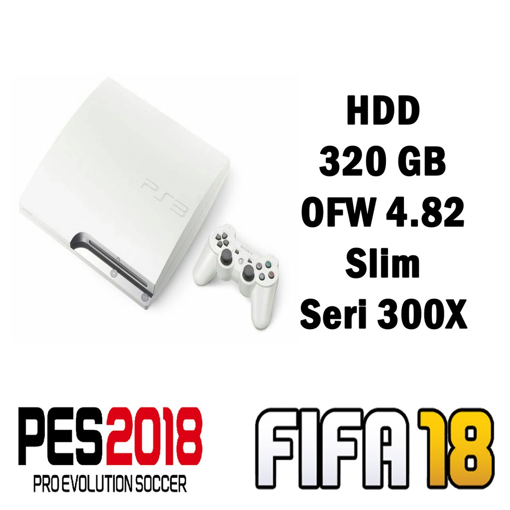 SONY PS3 PLAYSTATION 3 SLIM OFW 320GB PUTIH