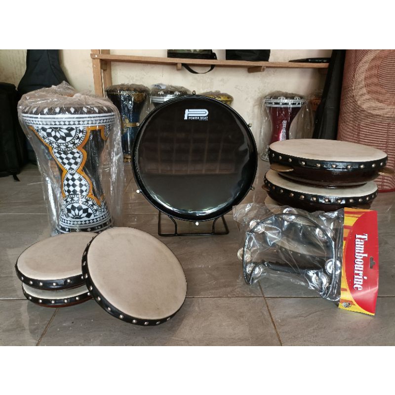 satu set alat hadroh/terbang satu set jepara