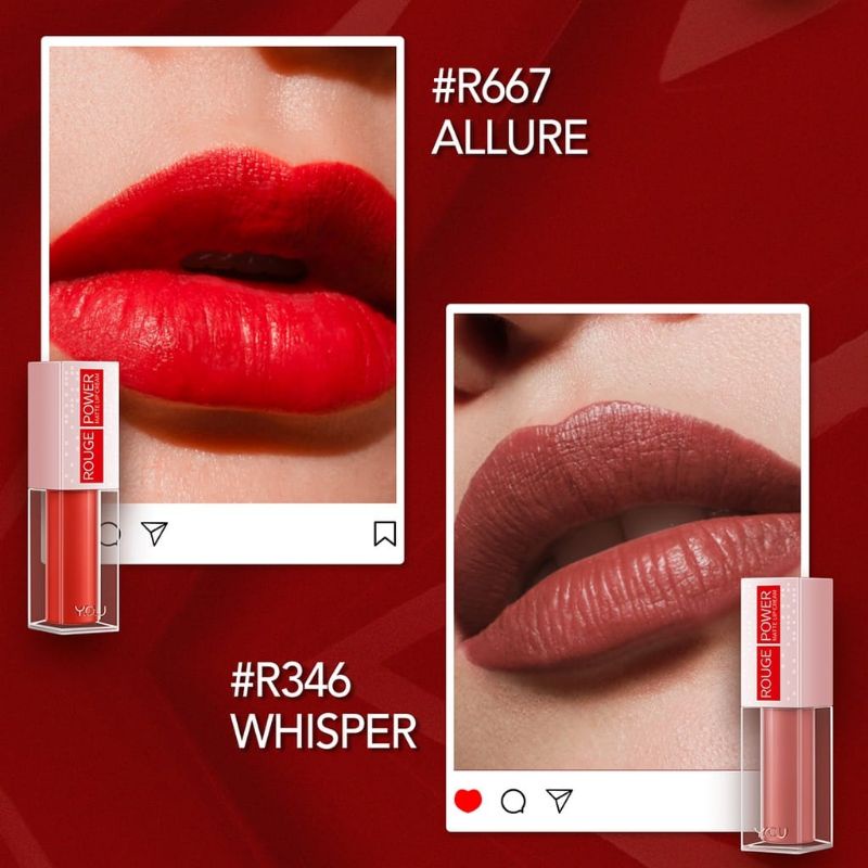 You Rouge Power Matte Lip Cream