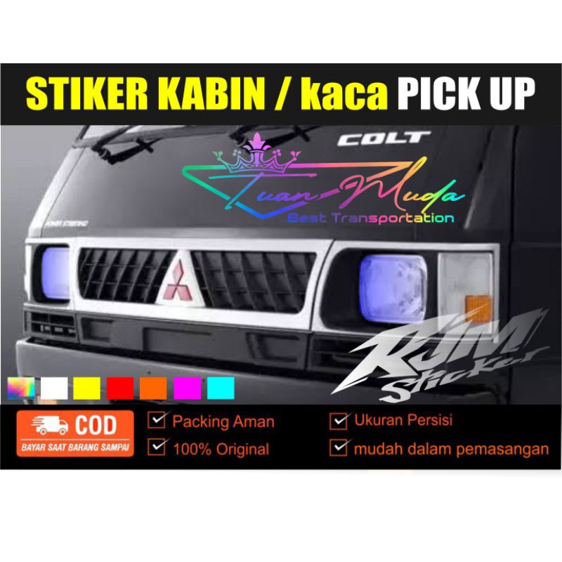 stiker l300 stikerkabin depan l300 cutting stiker l300 stiker depan mobil sriker depan truck mbois s