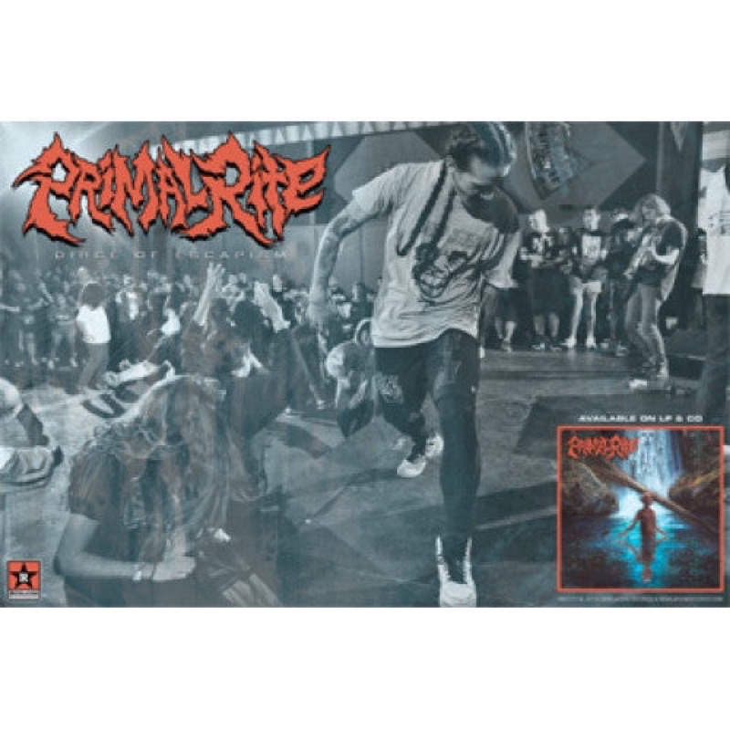 Poster Band PRIMALE RITE Original DIRGE OF ESCAPISM + Frame