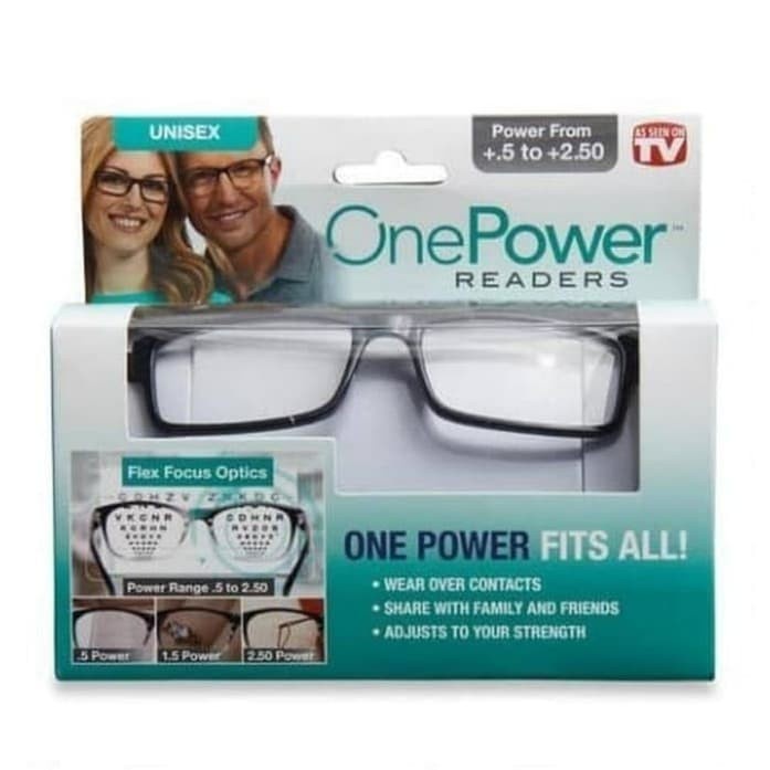 Kacamata Baca Plus Auto Focus Kaca Mata One Power Readers Unisex