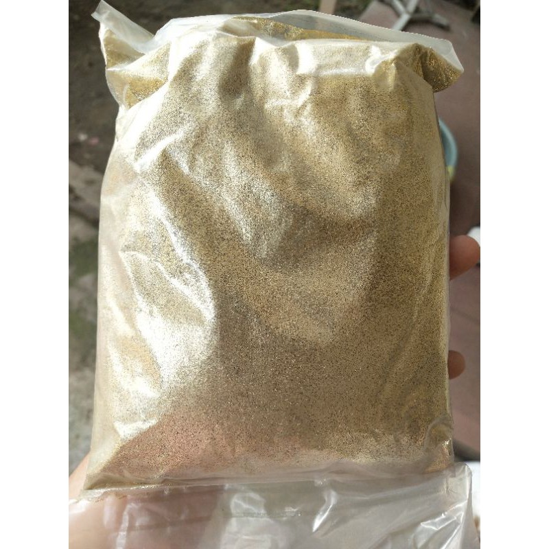 SERBUK GLITTER BRONZ GOLD KODE B18 PER 25 GRAM