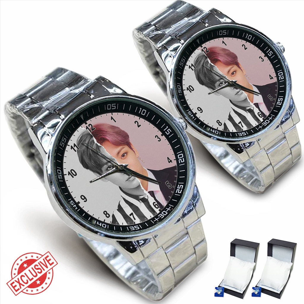 Jam Tangan Rantai Couple K-POP BTS JUNGKOK (Keren)