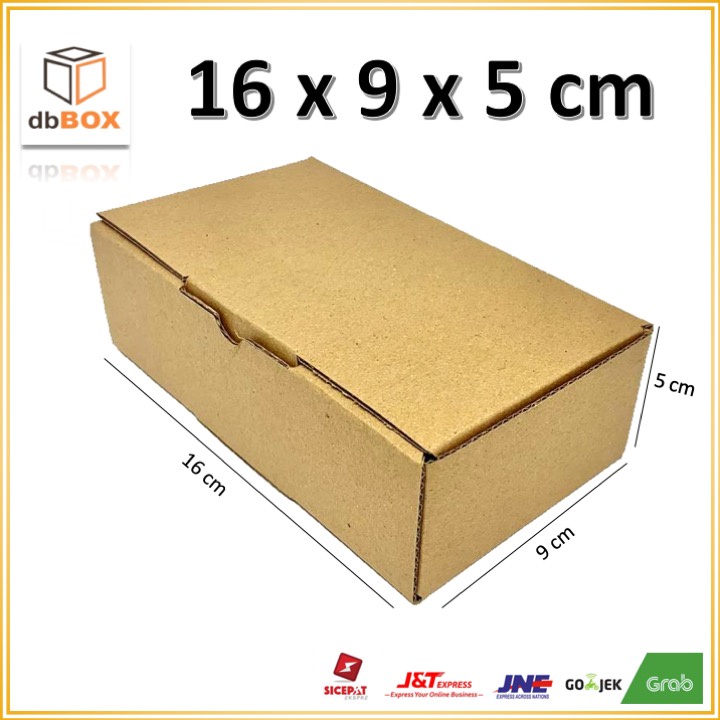 

Kardus 16x9x5 cm --box Die Cut dan easy usage--