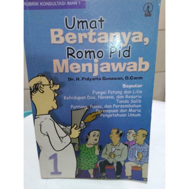 BUKU UMAT BERTANYA,ROMO PID MENJAWAB, buku jilid 1,preloved