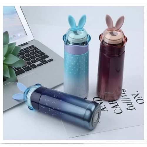 H6065 Termos Colorful Rabbit Vacuum Flask 350ml - Thermos Air Panas