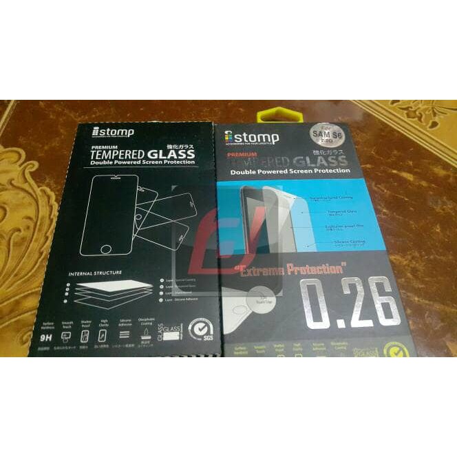 istomp screen protector tempered glass samsung galaxy s6 flat