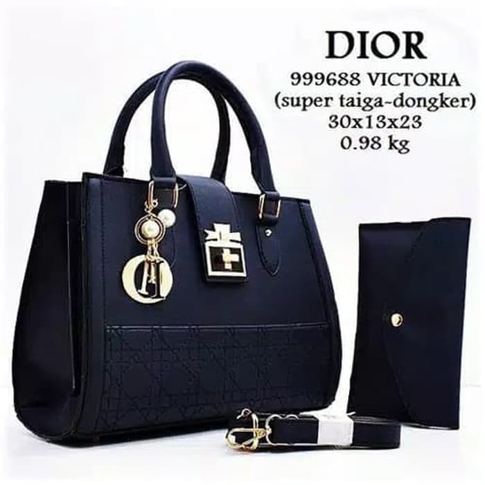 TAS BATAM TAS WANITA IMPORT TAS DIOR VICTORIA HANDBAG MURAH - CREAM
