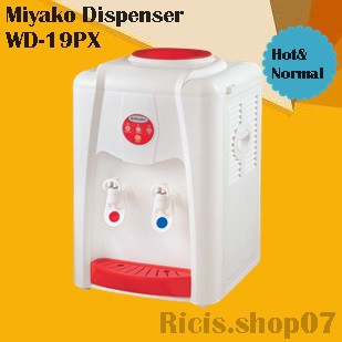 Terbaru Miyako Dispenser Extra Hot and Normal WD-19PX / WD19PX / WD 19PX 2 Kran