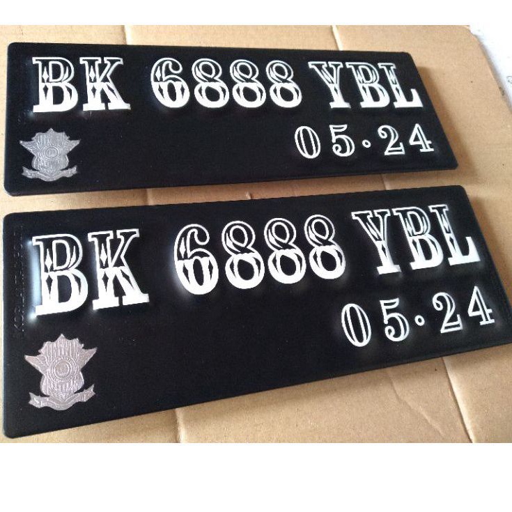 PLAT NOMOR MOTOR VARIASI STANDAR