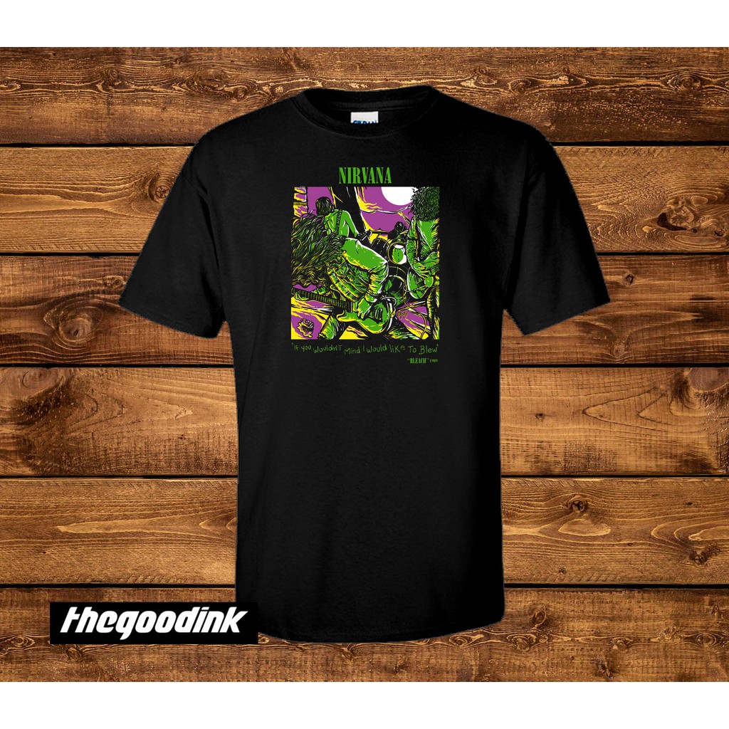 Kaos Nirvana - Bleach 2 - Original Gildan T-shirt DTG Print