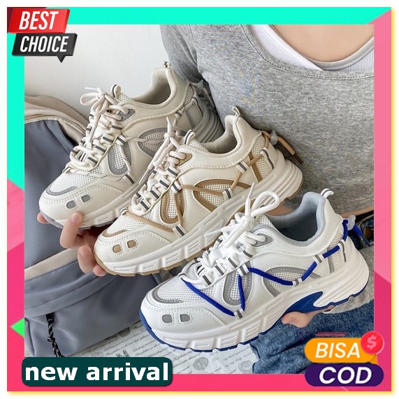 Sepatu Wanita Korea Sr Kekinian Murah Sneakers Korean Style Ser Impor Terbaru 2022 Sneker Cewek Term
