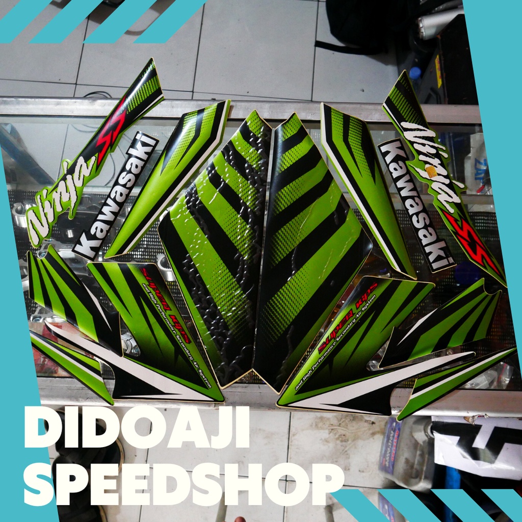 STRIPING NINJA 150 SS 2014 HIJAU