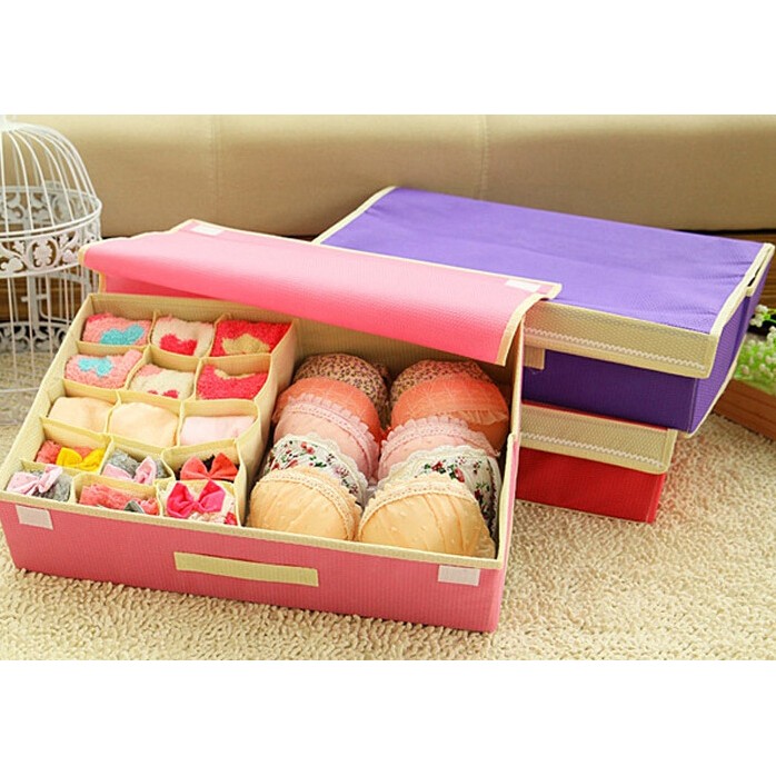 Underware Bra Panty Box Storage Organizer / tempat menyimpan pakaian dalam