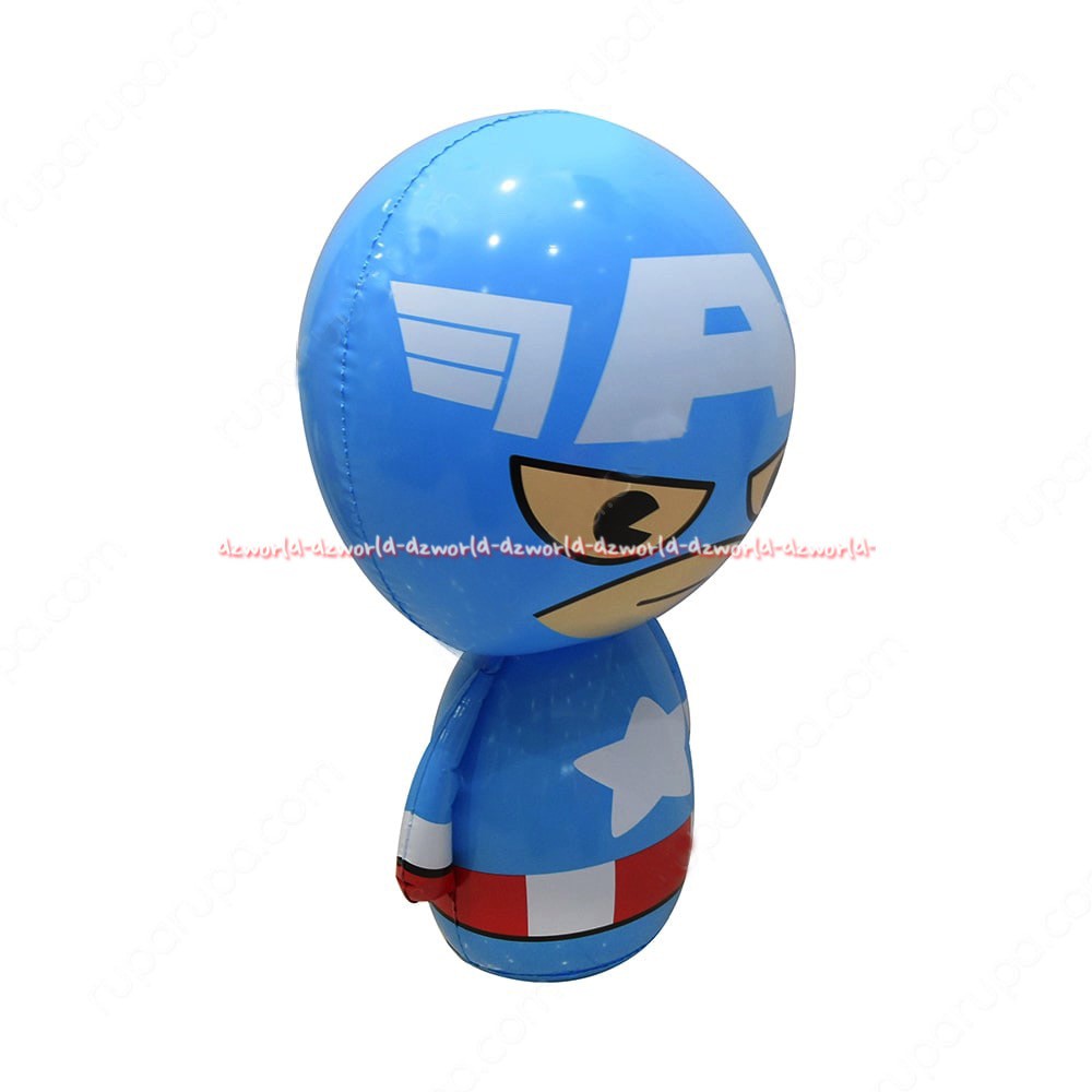 Marvel Tumbler Boneka Balon Tiup Kapten America 60cm Balon Tinju