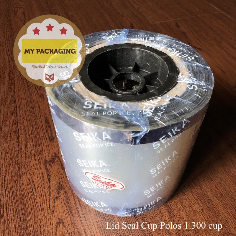 Tutup Gelas Plastik Cup Roll Lid Sealer Seal Press POLOS TEBAL 1300cup panjang