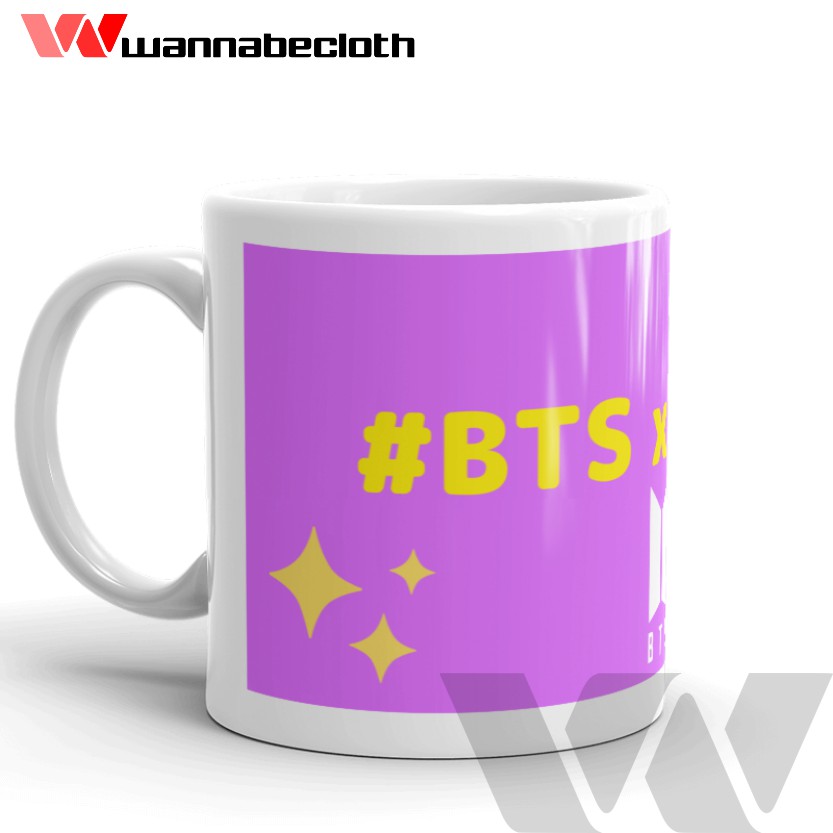 Mug BTS Meal Cetak Gelas Mug Custom Mug Satuan Cetak Mug Souvenir Mug Kpop Mug BTS Meal v4