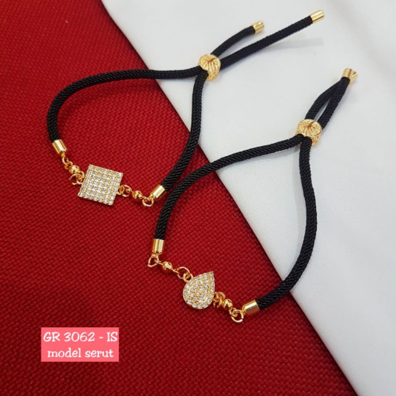 gelang tali xuping gelang serut Perhiasan dewasa gelang