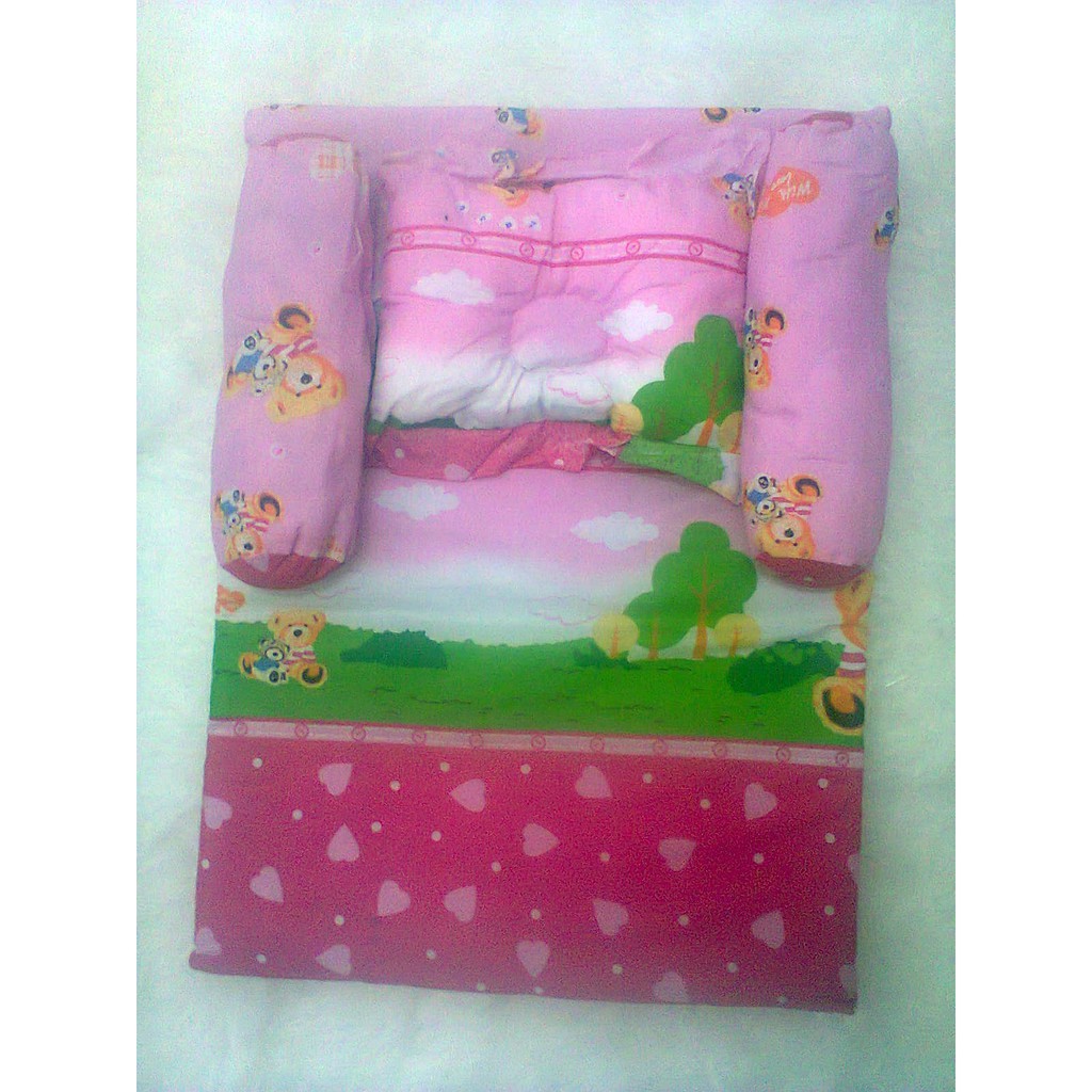 Kasur gambar Lipat, Kasur set Bantal+Guling, Kasur Lipat bayi, Kasur baby