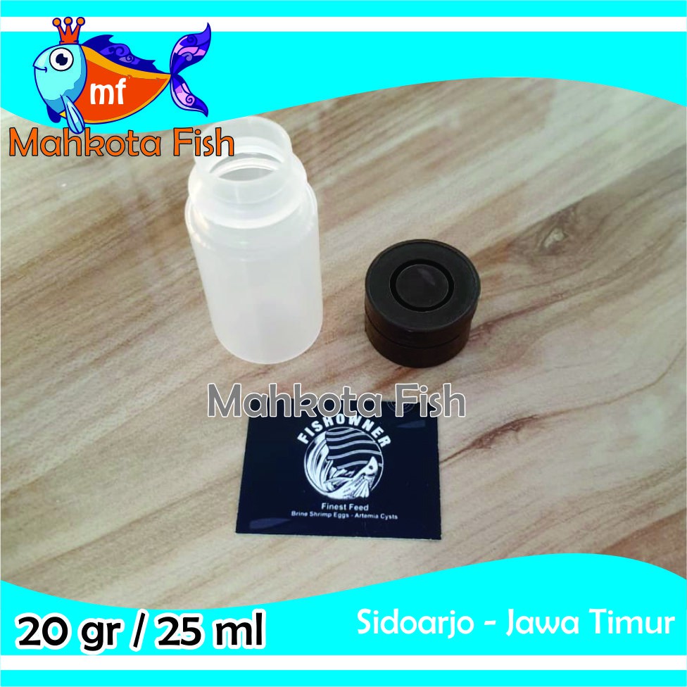 Botol Artemia FishOwner | Botol Repack 20 gr / 25 ml Artemia FishOwner | Artemia FishOwner