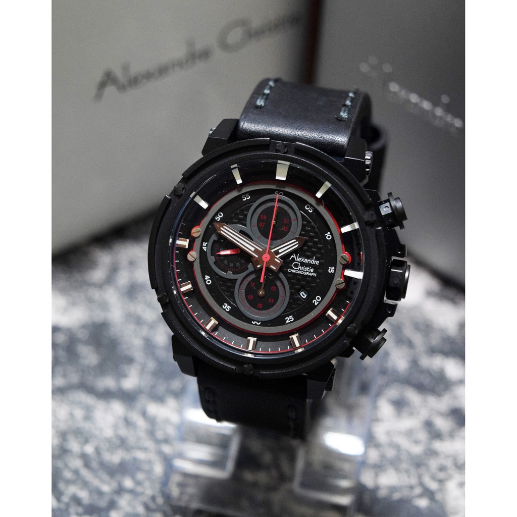 Alexandre Christie AC 6375 Full Black Men Original