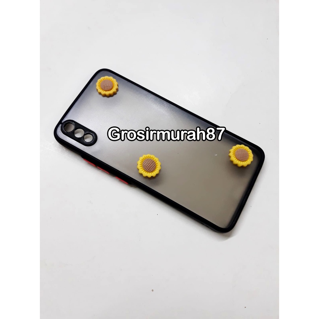 candy macaron softcase case tebal kondom hp Vivo V11 Pro Pink maroon kuning hitam navy