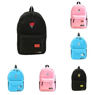 KPOP BTS bt21  Tas  Ransel Sekolah  Korea Motif Kartun Lucu 