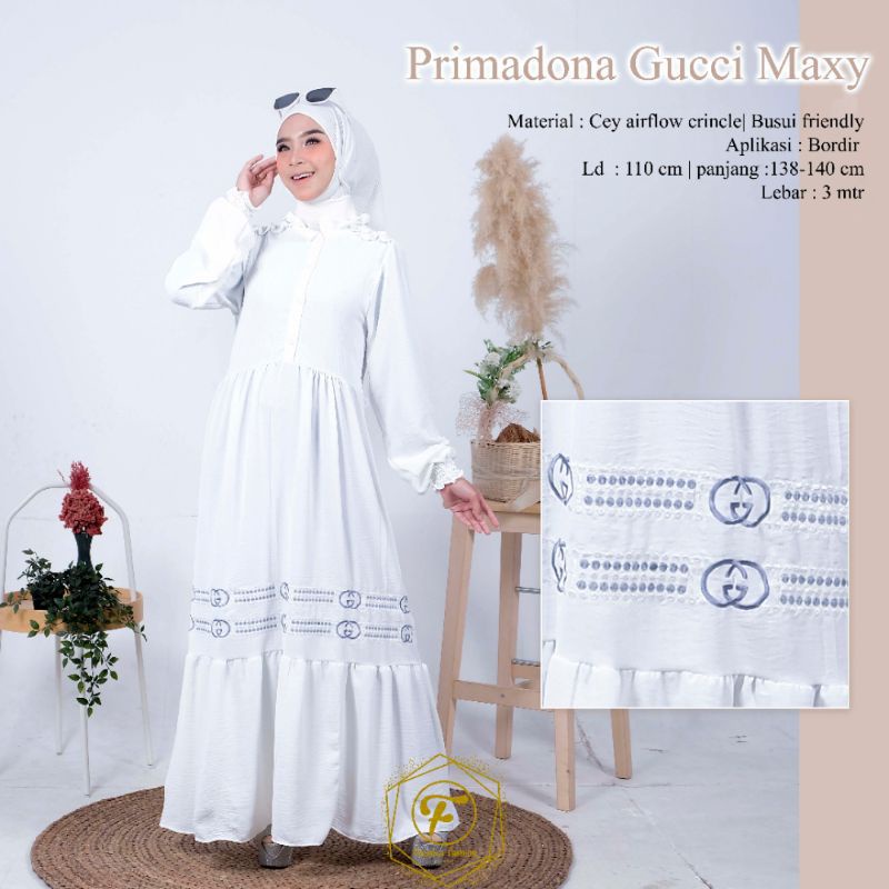 Gamis Syari Dress Primadona Gucci Maxy Original Feriska | KartasasmitaGamis Syari Dress Primadona Gu