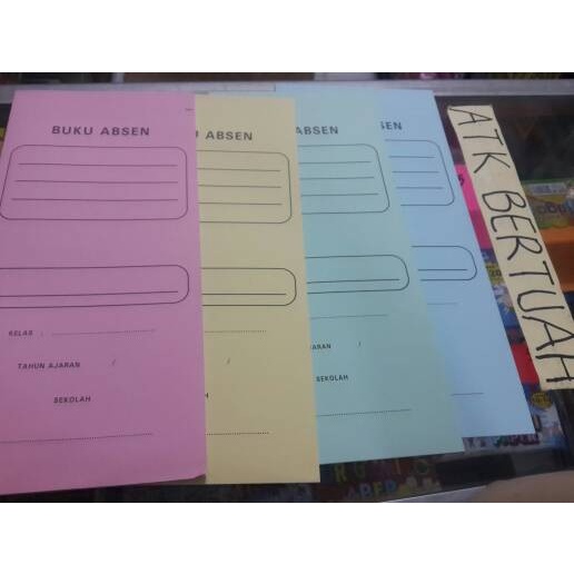 

[RESTOCK] BUKU ABSEN ABSENSI SEKOLAH