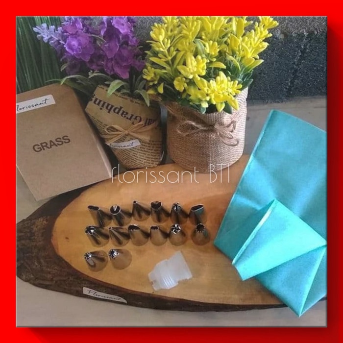 

KUE-PENGHIAS-ALAT- SET SPUIT 14PCS+PIPING BAG SILICONE+COUPLER -ALAT-PENGHIAS-KUE.