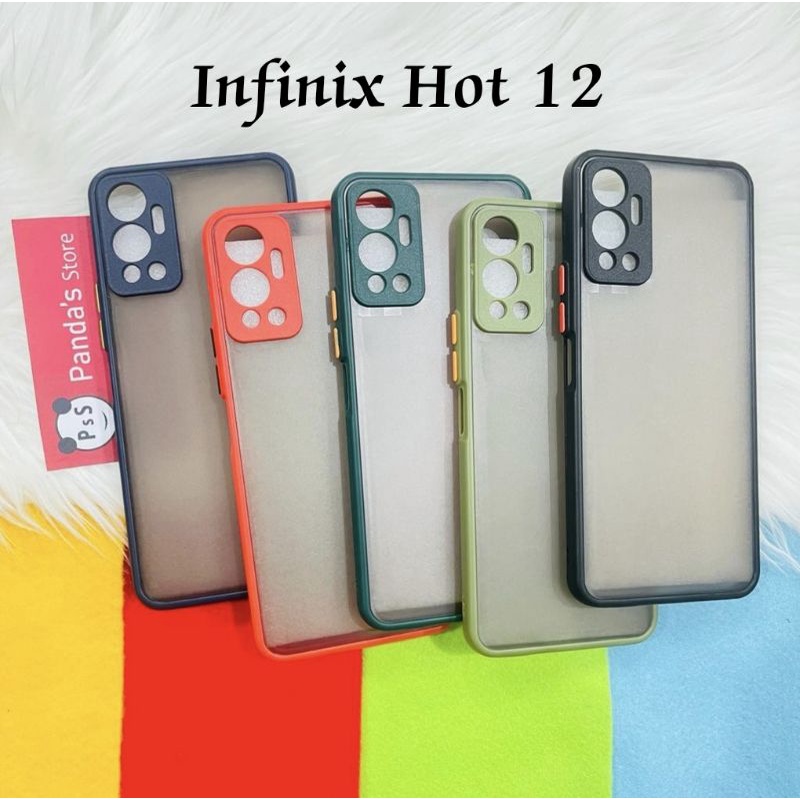 Softcase Infinix Hot 12 Case My choice Original Pelindung Kamera (PsS)