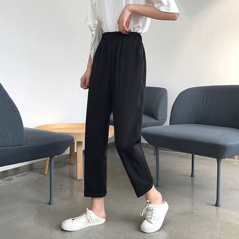 Celana Panjang Casual Wanita Model High Waist Dengan Celana Panjang Casual Wanita Model High Waist Dengan