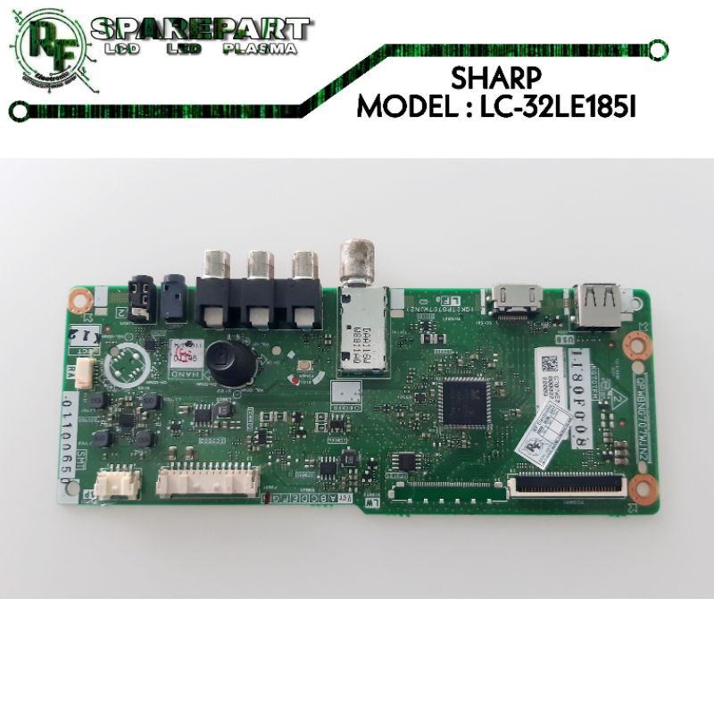 MB TV LED SHARP LC-32LE185I  Mainboard tv led sharp lc 32le185 i  32le1851