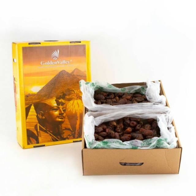 

Kurma khalas PROMO kemasan box 500 gram GOLDEN VALLEY-KURMA MESIR