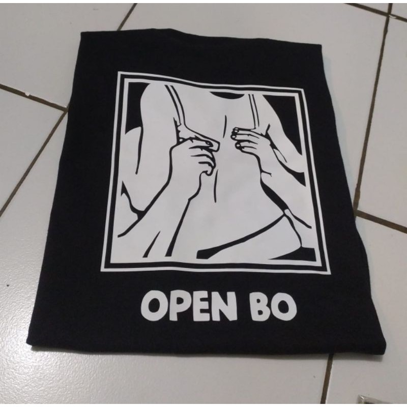 T-shirt Baju Kaos Open BO