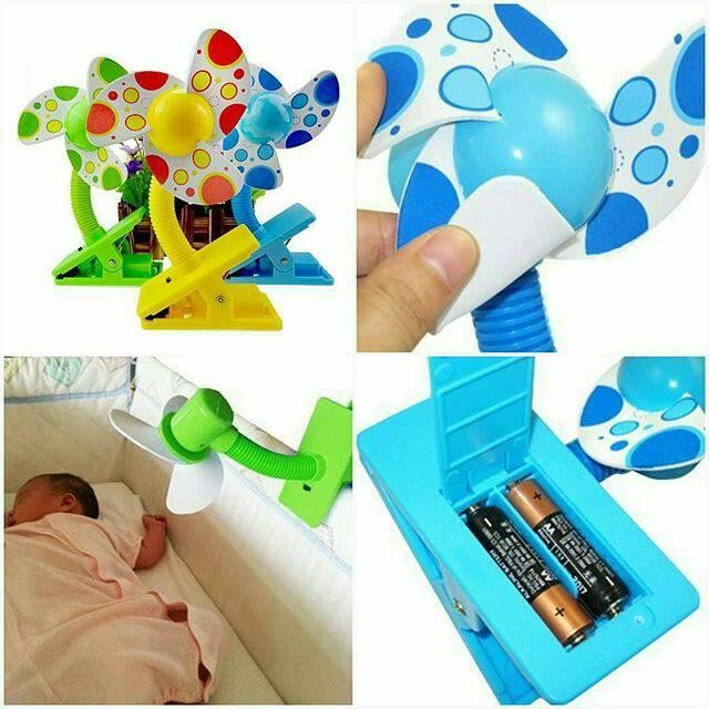 Marveila Clip-On/Kipas Angin Bayi/Kipas Stroller