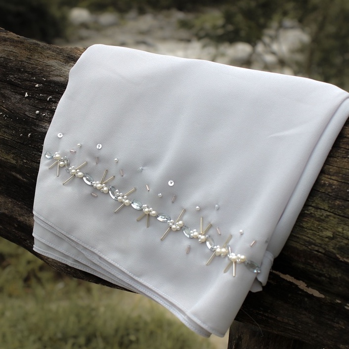 PASHMINA HIJAB PAYET PREMIUM / Hijab payet / hijab tegak / hijab mewah / hijab wisuda / hijab kondan
