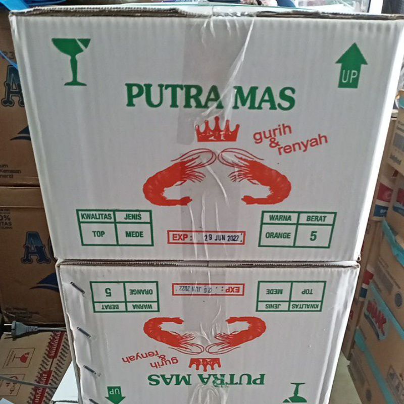 

Kerupuk Putra Mas Mete 5 Kg Kartonan